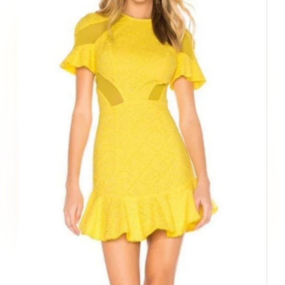 Karina Grimaldi Yellow Dress Size Large